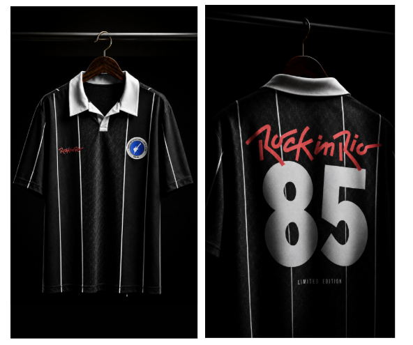 Rock in Rio celebra sucesso de collab com a C&A: camisa jersey comemorativa esgota em minutos